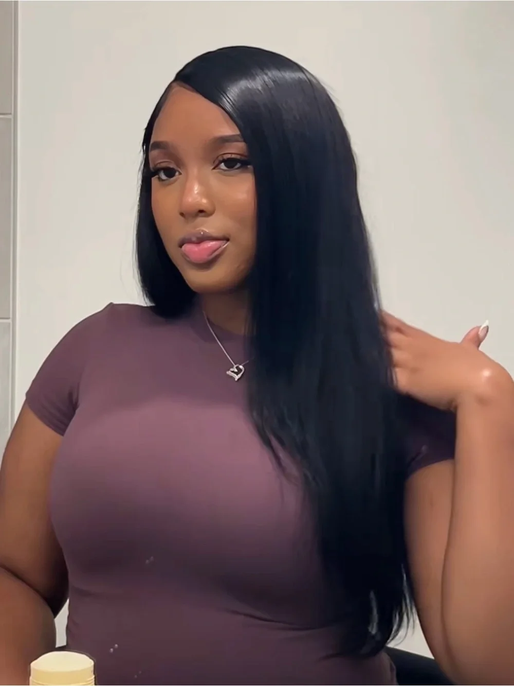 LUVME HAIR Sleek Straight Long Women’s Hair - Black
